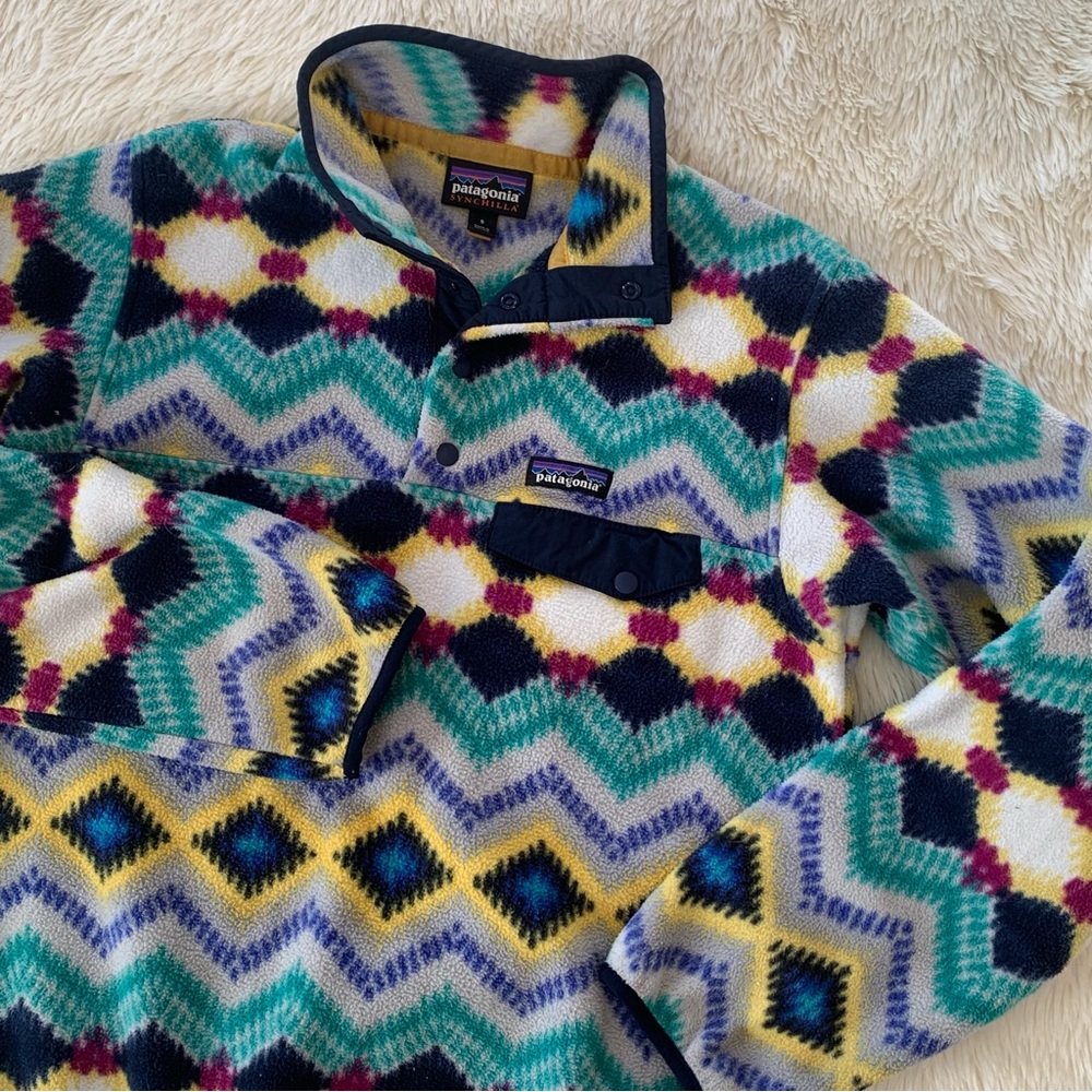Patagonia Synchilla Pullover Timber Twist Aztec